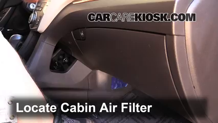 2013 Hyundai Santa Fe GLS 3.3L V6 Filtro de aire (interior) Cambio